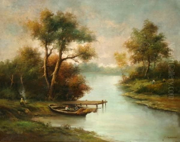 Paesaggio Oil Painting by Francesco Capuano