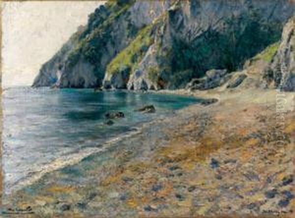 Fontanella, Salerno Oil Painting by Ulisse Caputo