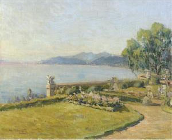 Giardini Sul Mare Oil Painting by Ulisse Caputo