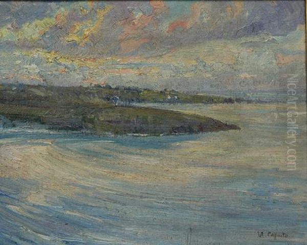 Paesaggio Marino Oil Painting by Ulisse Caputo