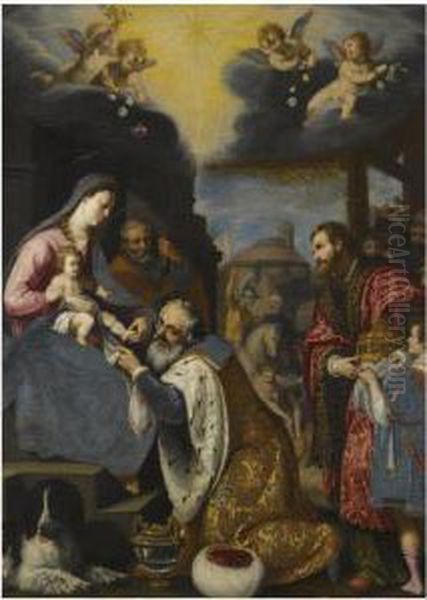 The Adoration Of The Magi Oil Painting by Lodovico Cardi Cigoli