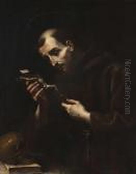 San Francesco In Preghiera Oil Painting by Lodovico Cardi Cigoli