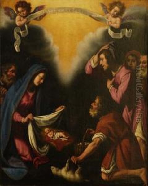 Adorazione Dei Pastori Oil Painting by Lodovico Cardi Cigoli