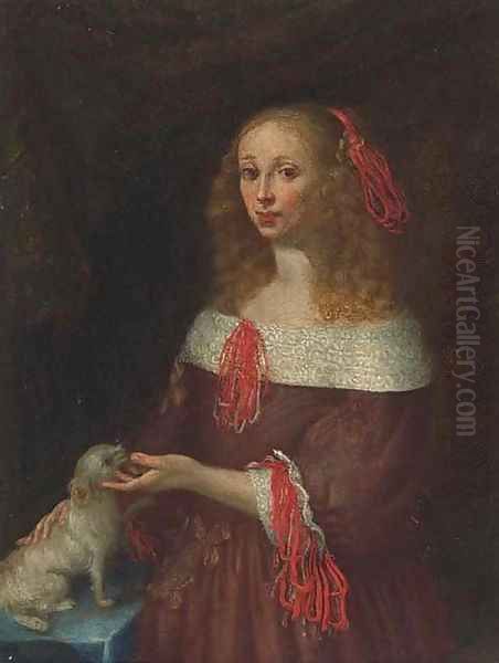 Portrait of a lady 2 Oil Painting by Gerard Ter Borch