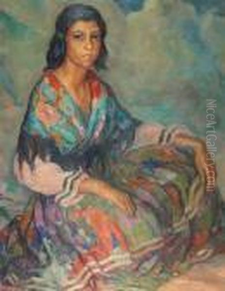 Gitana. Oil Painting by Joan Cardona