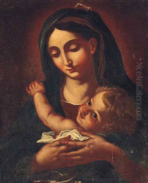 The Madonna and Child Oil Painting by Giovanni Battista Beinaschi