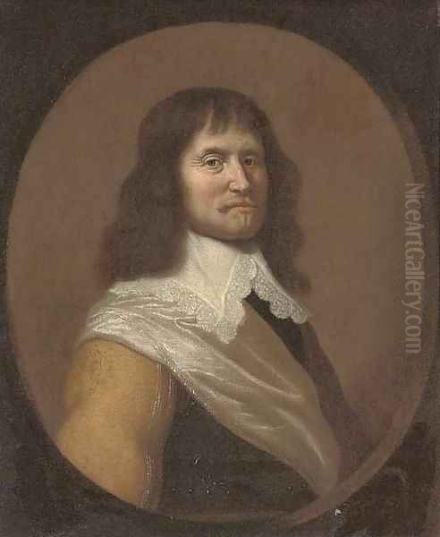 Portrait of a gentleman Oil Painting by Jan Van Bijlert