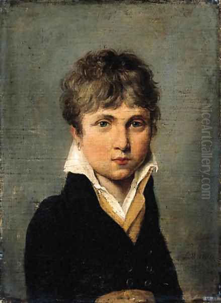 Portrait of a young man Oil Painting by Louis Leopold Boilly