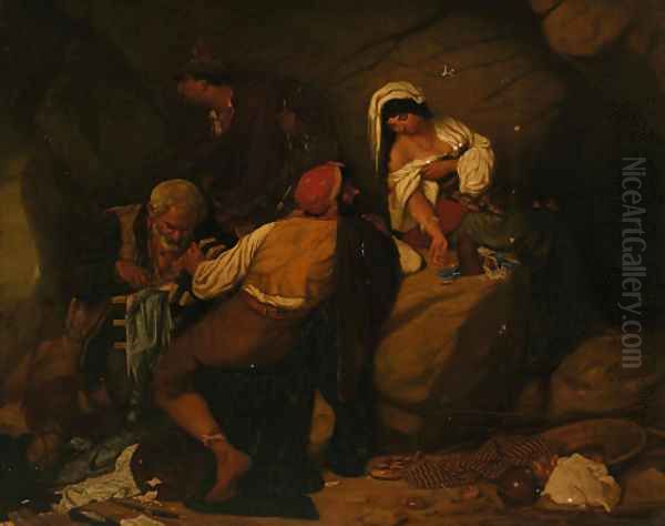 The Treasure Chest Oil Painting by Pal Bohm