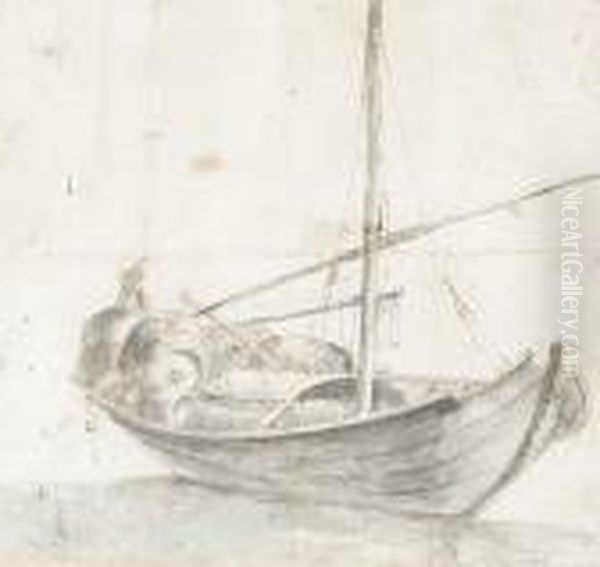 Study Of A Boat Oil Painting by Luca Carlevarijs