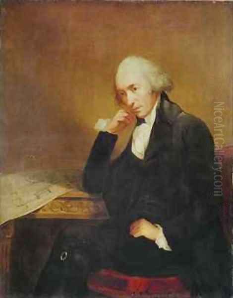 Portrait of James Watt (1736-1819) Oil Painting by Carl Frederick von Breda