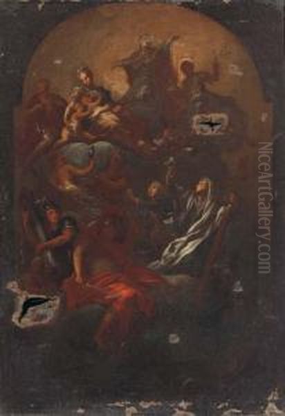 The Assumption Of The Virgin Oil Painting by Carlo Innocenzo Carloni