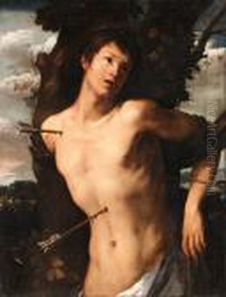 Saint Sebastian Oil Painting by Giovanni Battista Carlone