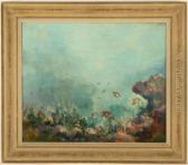 Under The Sea Oil Painting by Emil Carlsen