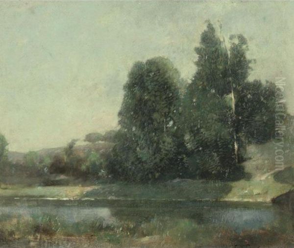 The Inlet Oil Painting by Emil Carlsen