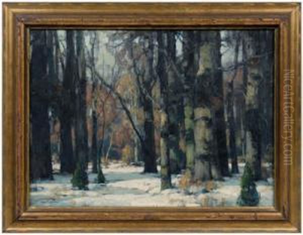 Untitled Oil Painting by John Fabian Carlson