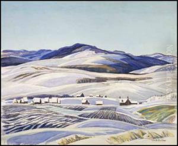 Winter, Matawa Oil Painting by Franklin Carmichael