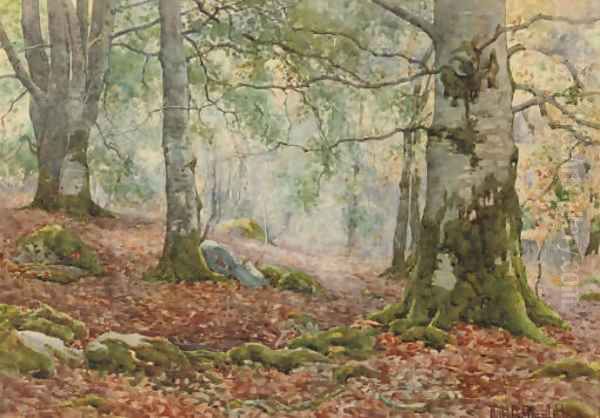 Dappled sunlight Oil Painting by Ralph William Bardill