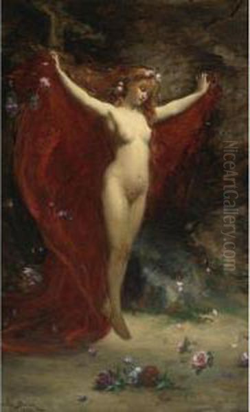 Vision Oil Painting by Carolus (Charles Auguste Emile) Duran