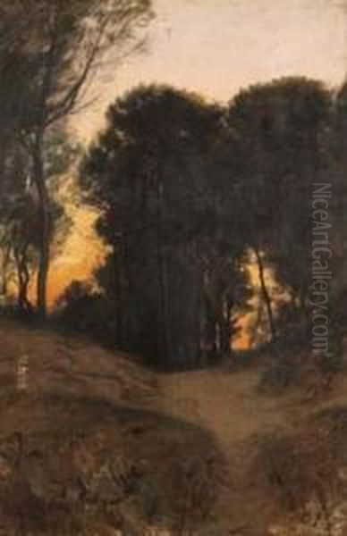 Saint-aygulf, Chemin Boise Oil Painting by Carolus (Charles Auguste Emile) Duran