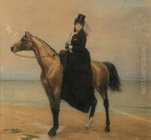 L'amazone Oil Painting by Carolus (Charles Auguste Emile) Duran