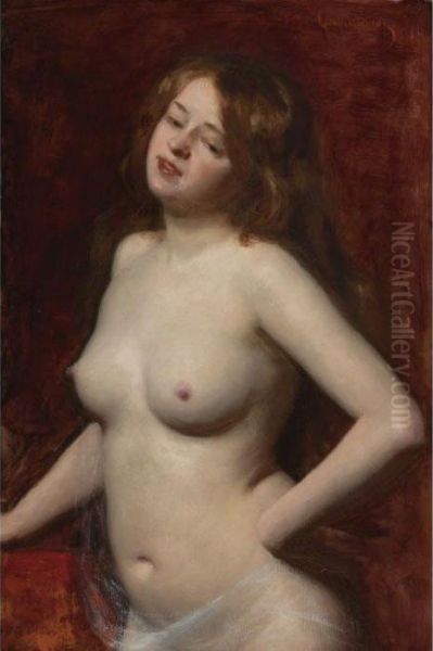 Female Nude Oil Painting by Carolus (Charles Auguste Emile) Duran