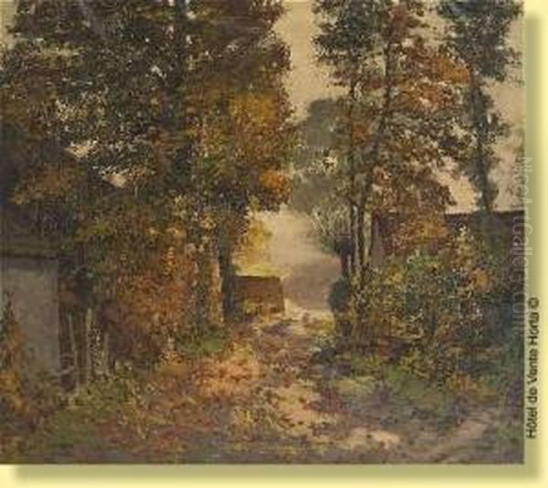 Rayons De Soleil Dans Le Sous-bois Oil Painting by Joseph Caron