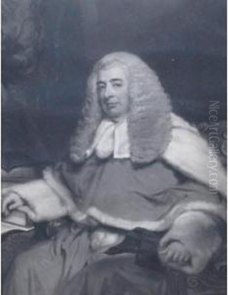 Portrait Of The Hon Sir John Patteson Oil Painting by Margaret Sarah Carpenter