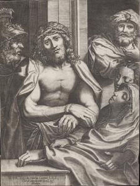 Ecce Homo Oil Painting by Agostino Carracci