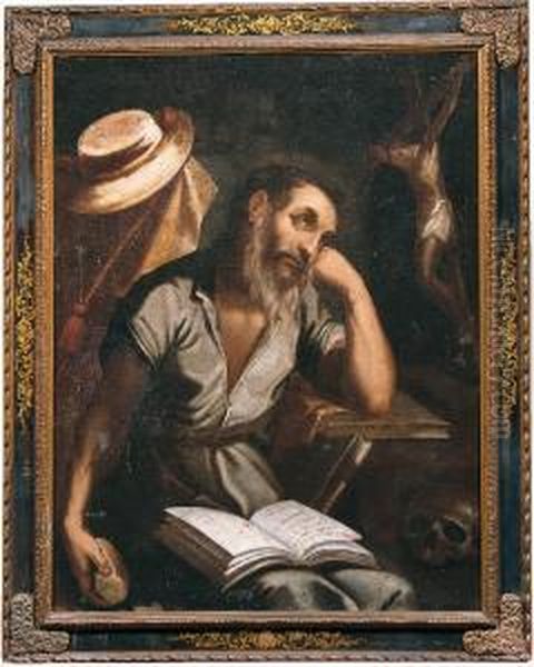 San Paolo Eremita Oil Painting by Lodovico Carracci