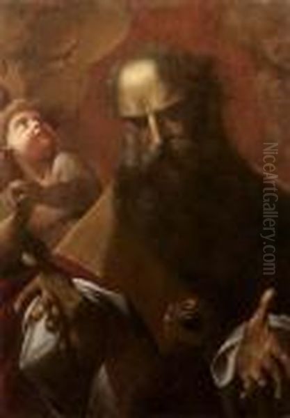 Il Padre Eterno Oil Painting by Lodovico Carracci