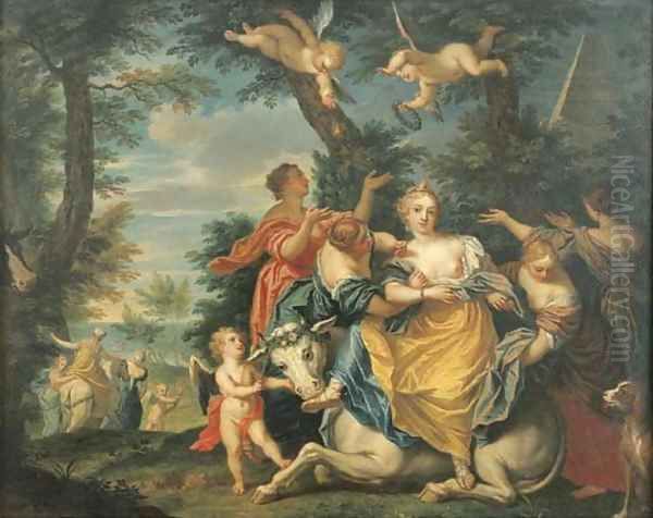 The Rape of Europa Oil Painting by Balthazar Beschey