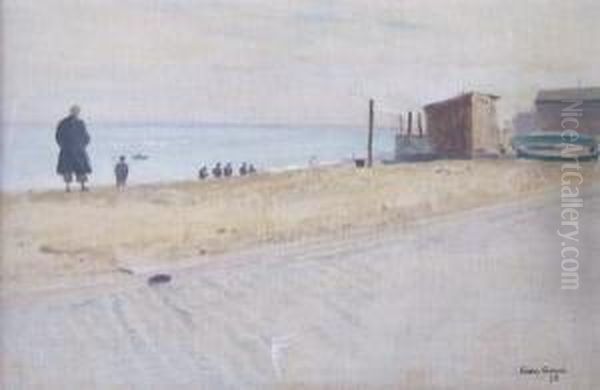 Bord De Mer Oil Painting by Leon Carre