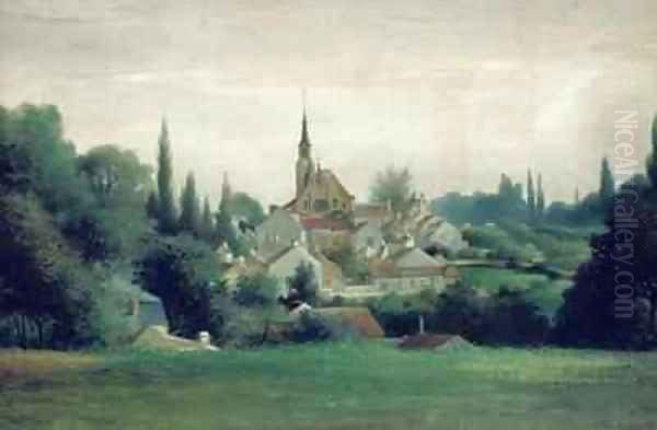 Verriere-le-Buisson Oil Painting by Eugene Bourrelier