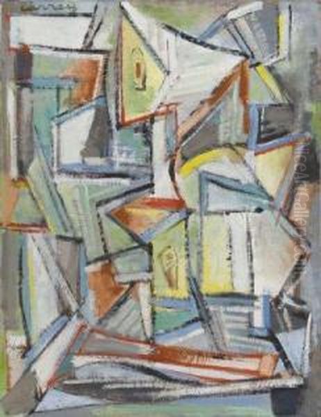 Composition Oil Painting by Georges Carrey