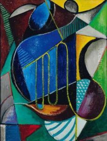 Composition Oil Painting by Georges Carrey