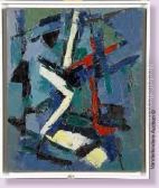 Abstraction Oil Painting by Georges Carrey