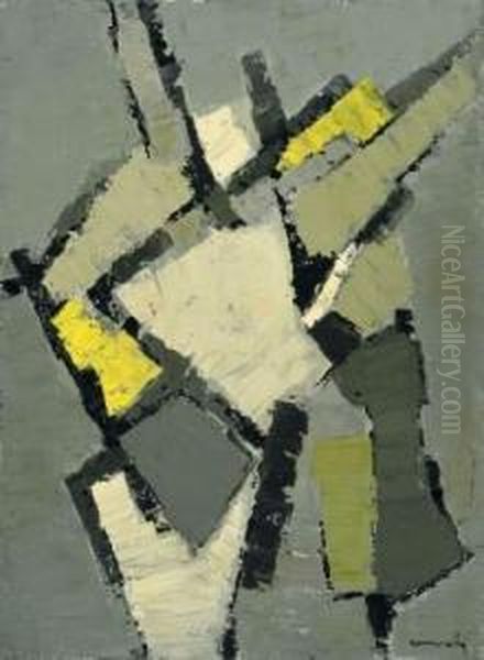 Composition Oil Painting by Georges Carrey