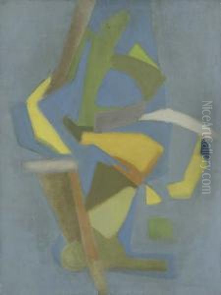 Composition-ruptures Oil Painting by Georges Carrey