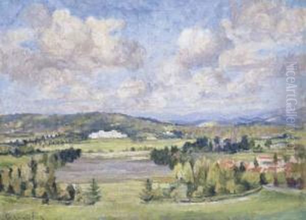 Canberra Oil Painting by Ethel Carrick-Fox