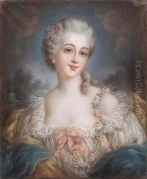 Giovane Gentildonna Oil Painting by Rosalba Carriera