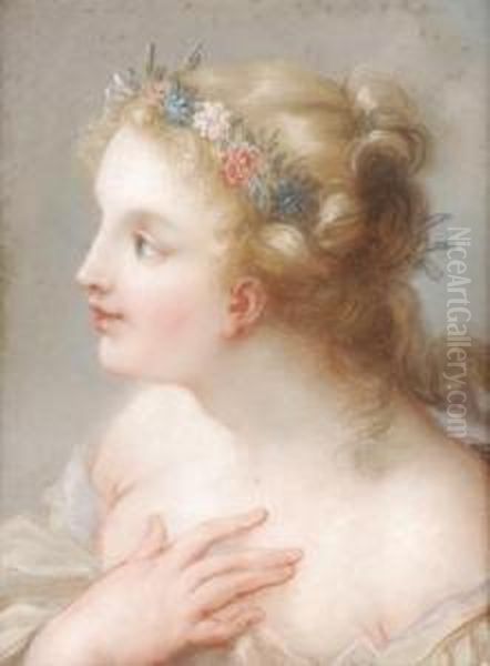 Flora Oil Painting by Rosalba Carriera