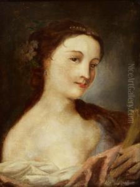 Damenbildnis Oil Painting by Rosalba Carriera