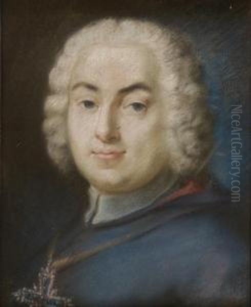 Ritratto Di Giovanni Carlo Molinari Oil Painting by Rosalba Carriera