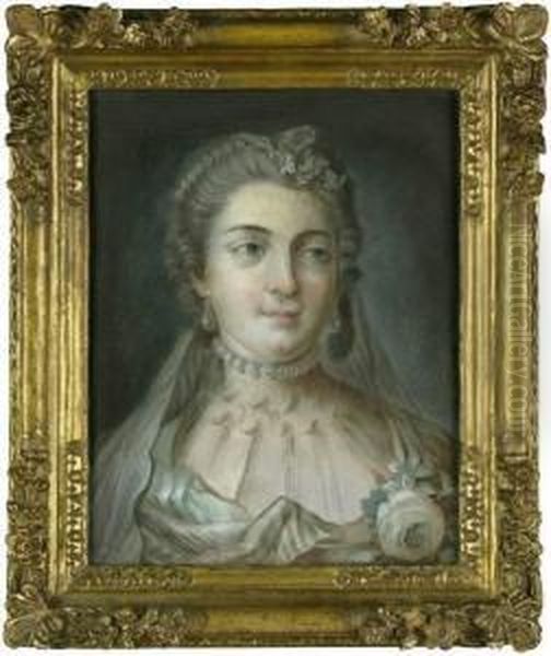 Umkreis: Bildnis Einer Jungen Oil Painting by Rosalba Carriera