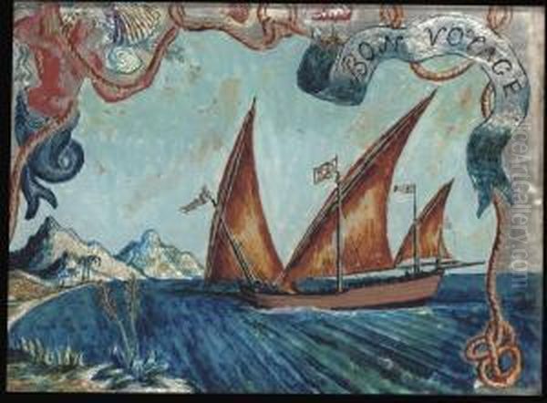 Bon Voyage Oil Painting by Dora Carrington