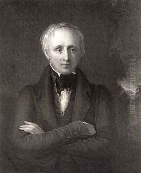 William Wordsworth Oil Painting by William Boxall