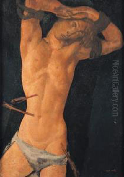 Saint Sebastien Oil Painting by Anto Carte