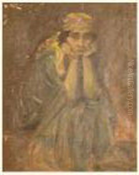 La Gitane Oil Painting by Eugene Cartier