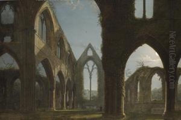 Tintern Abbey Oil Painting by Carl Gustav Carus